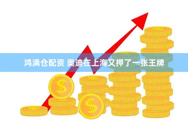 鸿满仓配资 奥迪在上海又押了一张王牌
